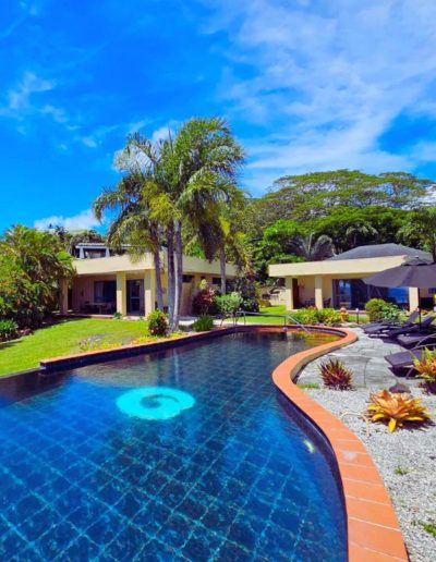 Family villa for rent with pool at Black Rock Rarotonga, Cook Islands